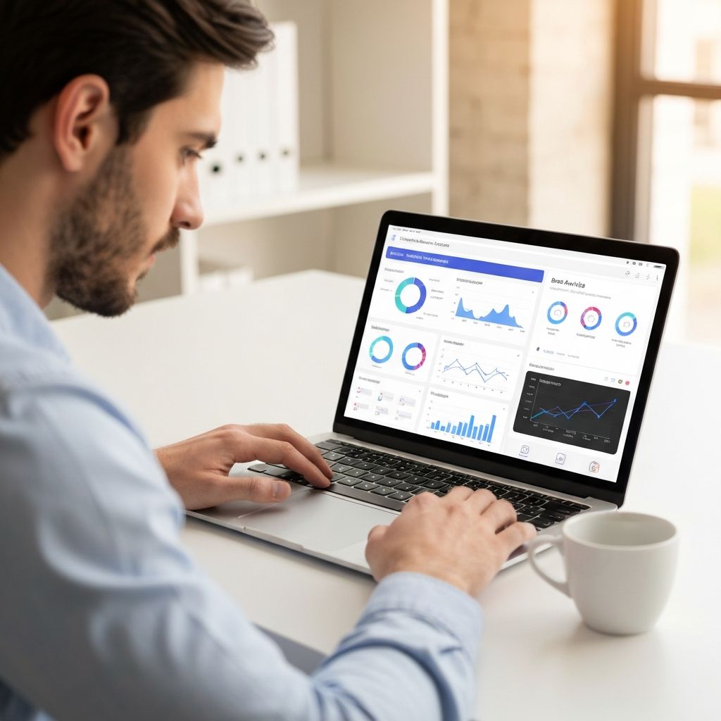 Dashboard de sistema personalizado para negocios